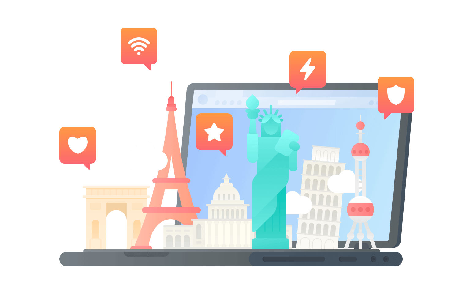 在圣文森特和格林纳丁斯连接到中国vpn - 天空乐享